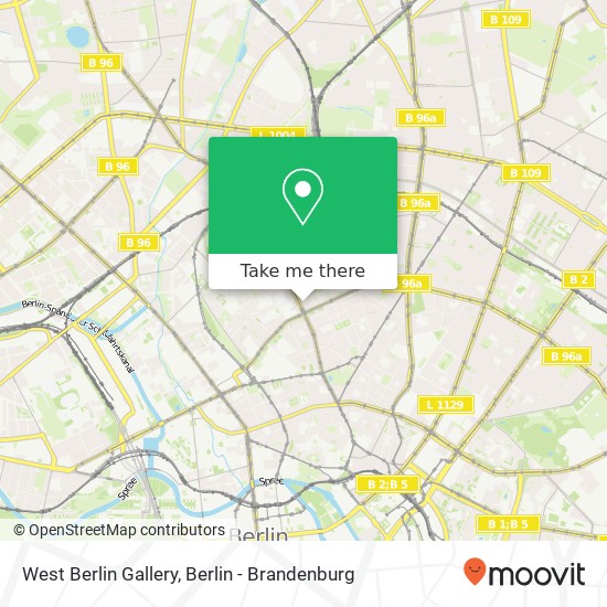 West Berlin Gallery map