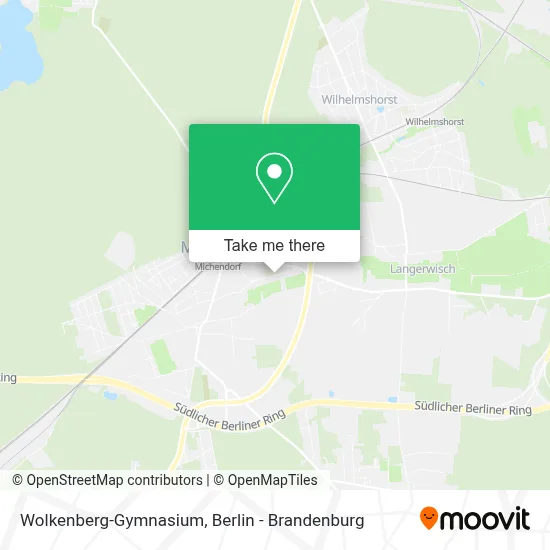 Wolkenberg-Gymnasium map