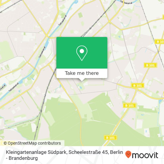 Kleingartenanlage Südpark, Scheelestraße 45 map