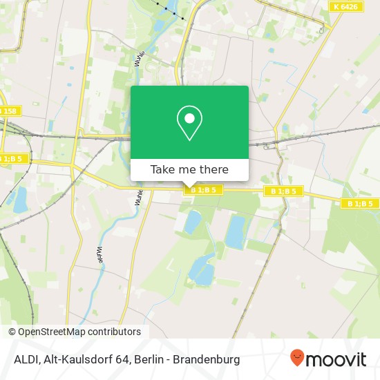 Карта ALDI, Alt-Kaulsdorf 64