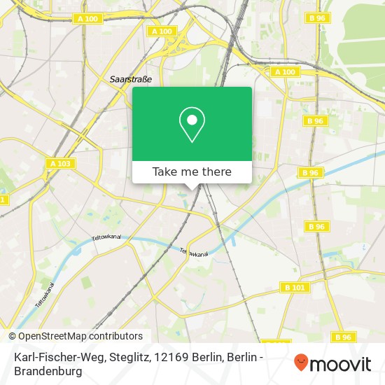 Karl-Fischer-Weg, Steglitz, 12169 Berlin map