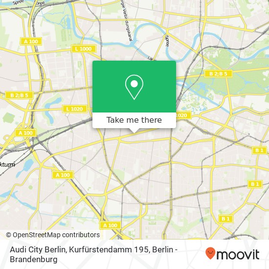 Audi City Berlin, Kurfürstendamm 195 map