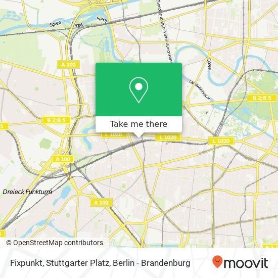 Карта Fixpunkt, Stuttgarter Platz