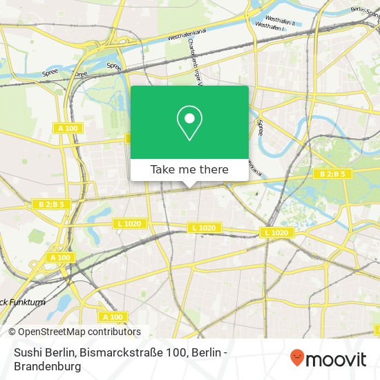 Sushi Berlin, Bismarckstraße 100 map