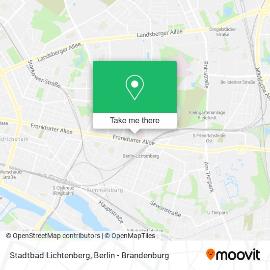 Stadtbad Lichtenberg map