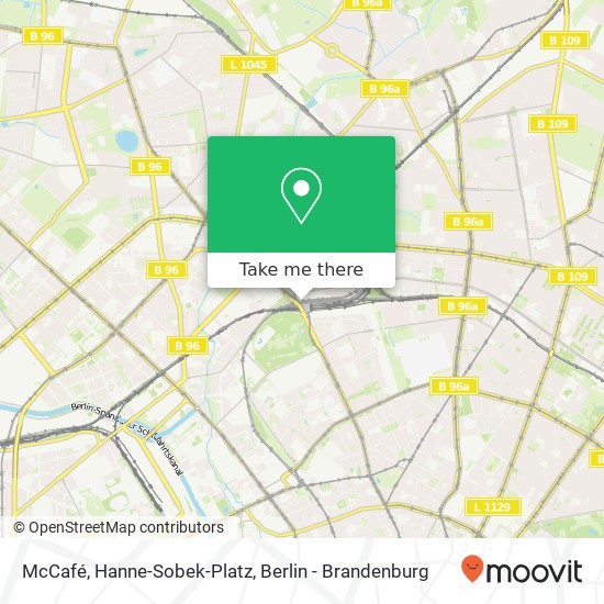 McCafé, Hanne-Sobek-Platz map