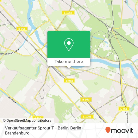 Verkaufsagentur Sprout T. - Berlin map