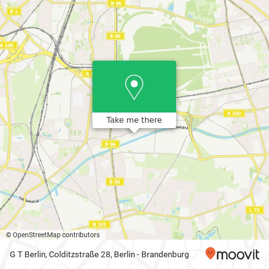 G T Berlin, Colditzstraße 28 map