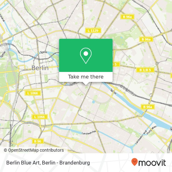 Berlin Blue Art map
