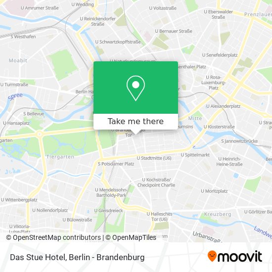 Das Stue Hotel map