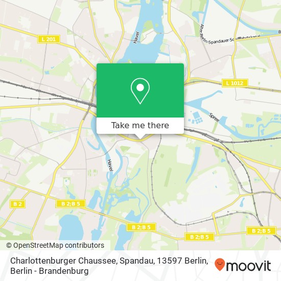 Charlottenburger Chaussee, Spandau, 13597 Berlin map