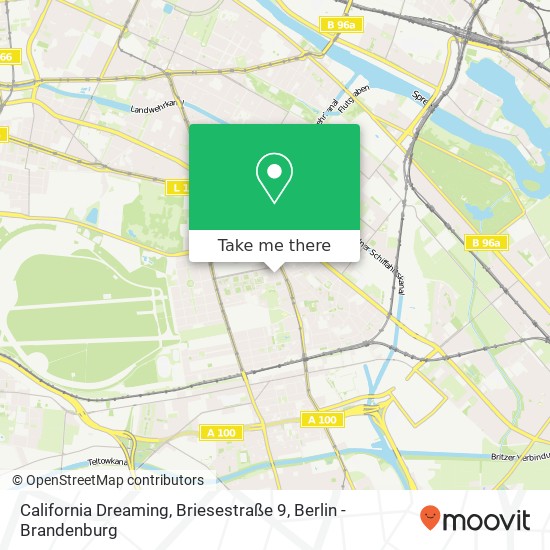 California Dreaming, Briesestraße 9 map