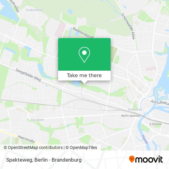 Spekteweg map