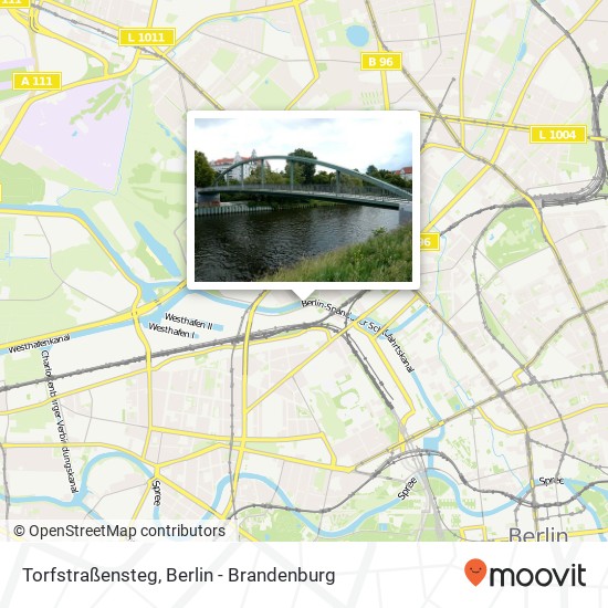 Torfstraßensteg map