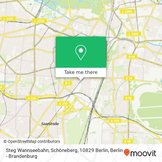 Steg Wannseebahn, Schöneberg, 10829 Berlin map