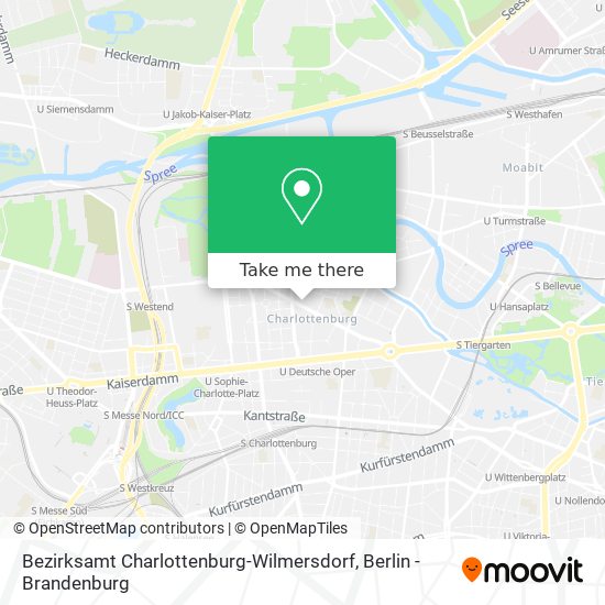 Bezirksamt Charlottenburg-Wilmersdorf map