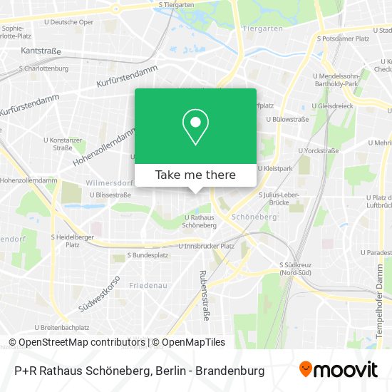 P+R Rathaus Schöneberg map