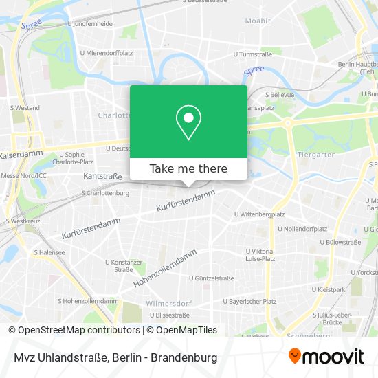 Mvz Uhlandstraße map