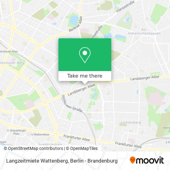 Langzeitmiete Wattenberg map