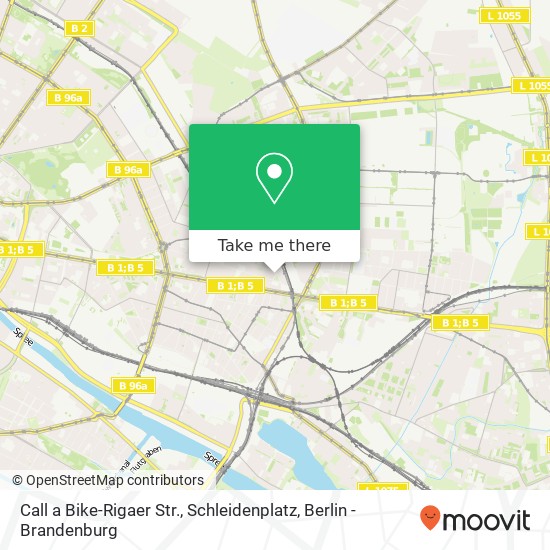 Карта Call a Bike-Rigaer Str., Schleidenplatz