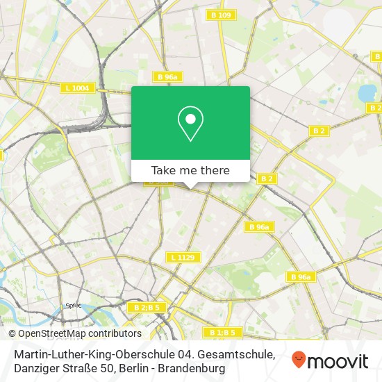 Martin-Luther-King-Oberschule 04. Gesamtschule, Danziger Straße 50 map