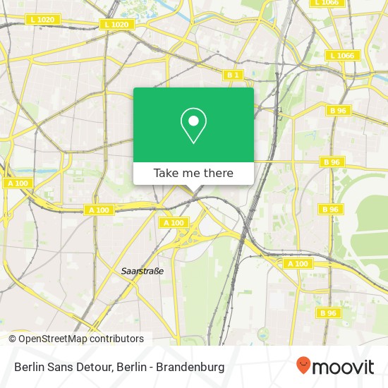 Berlin Sans Detour map