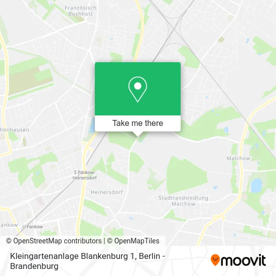 Карта Kleingartenanlage Blankenburg 1