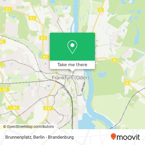 Brunnenplatz map