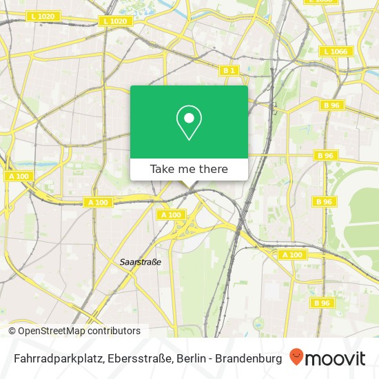 Карта Fahrradparkplatz, Ebersstraße