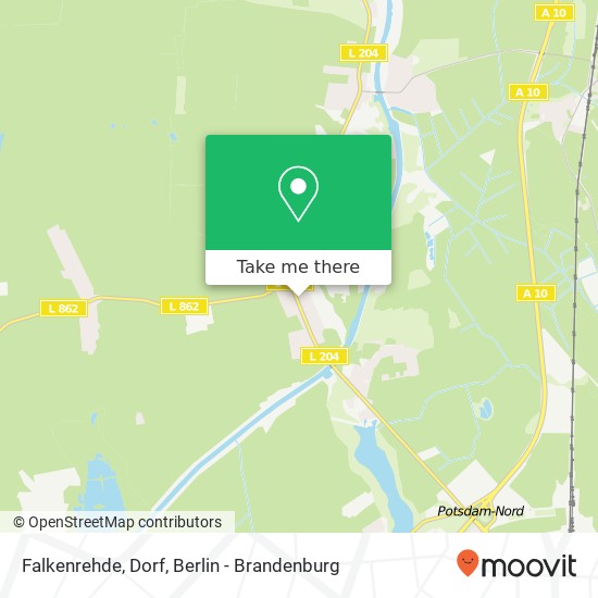 Falkenrehde, Dorf map