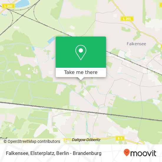 Карта Falkensee, Elsterplatz
