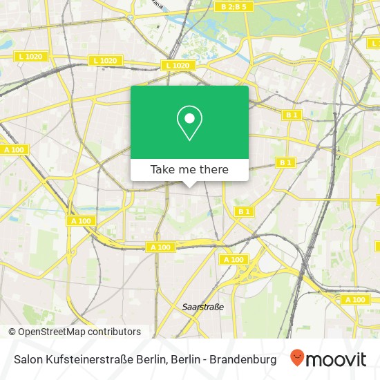 Salon Kufsteinerstraße Berlin map