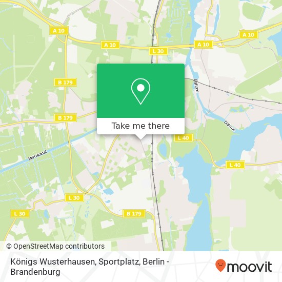 Königs Wusterhausen, Sportplatz map