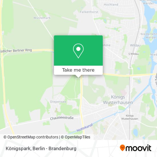 Königspark map
