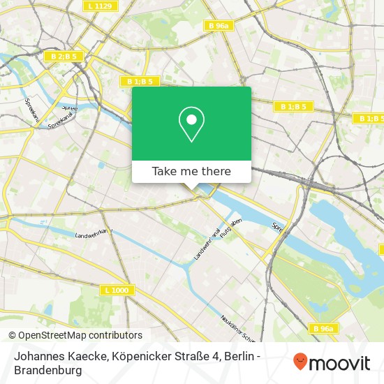 Johannes Kaecke, Köpenicker Straße 4 map