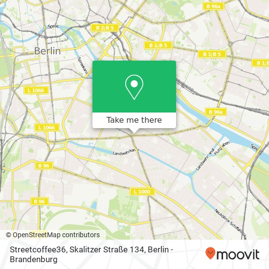 Streetcoffee36, Skalitzer Straße 134 map