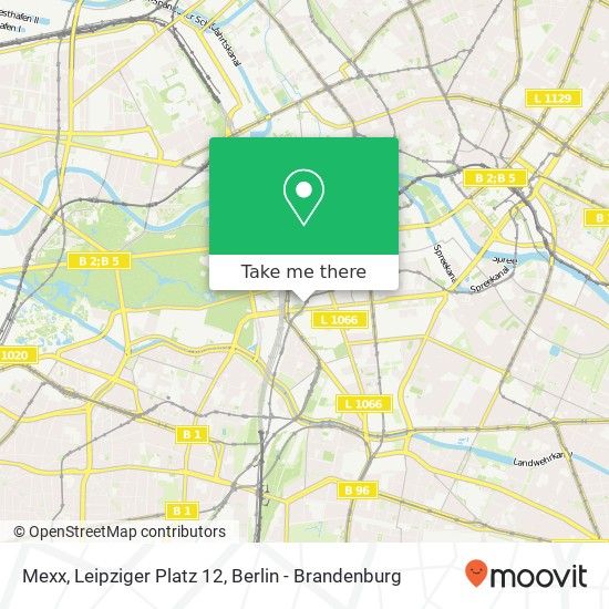 Карта Mexx, Leipziger Platz 12
