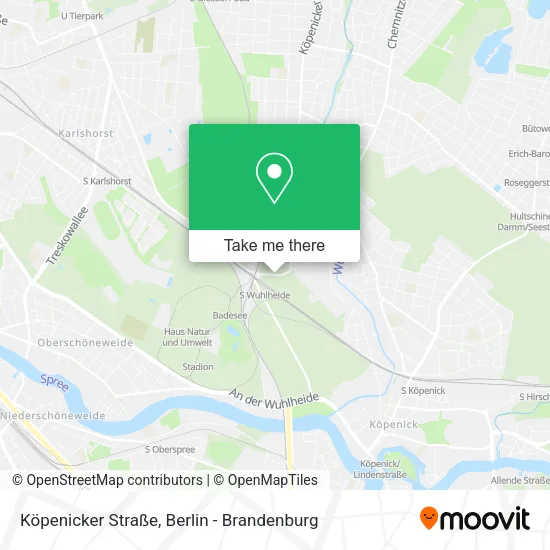 Карта Köpenicker Straße