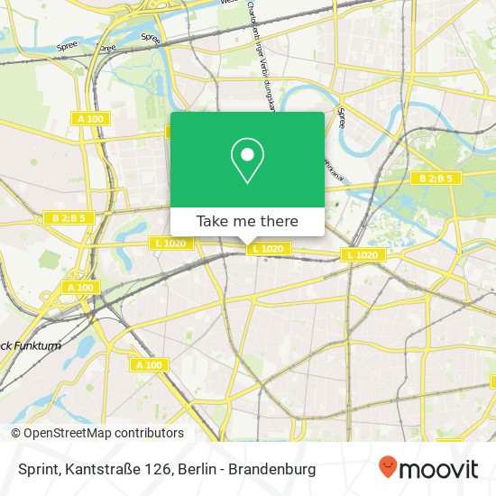 Sprint, Kantstraße 126 map