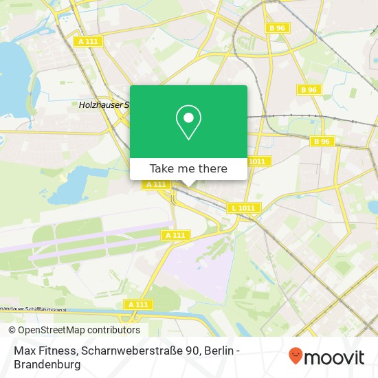 Карта Max Fitness, Scharnweberstraße 90