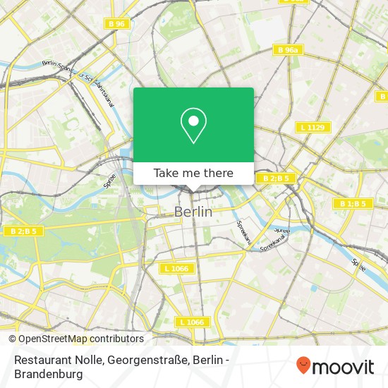 Карта Restaurant Nolle, Georgenstraße