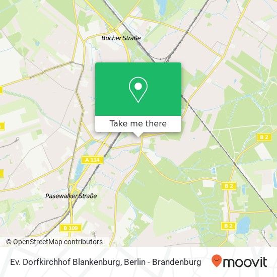 Ev. Dorfkirchhof Blankenburg map