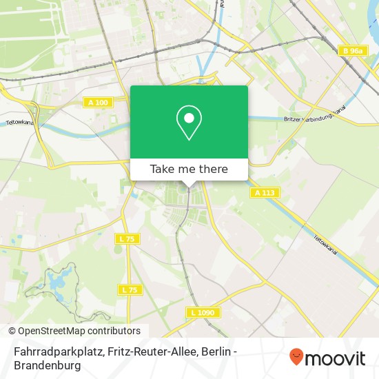 Fahrradparkplatz, Fritz-Reuter-Allee map