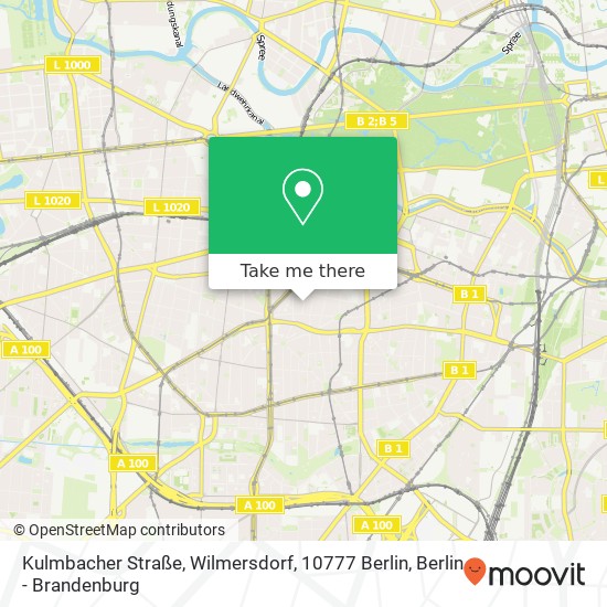 Kulmbacher Straße, Wilmersdorf, 10777 Berlin map