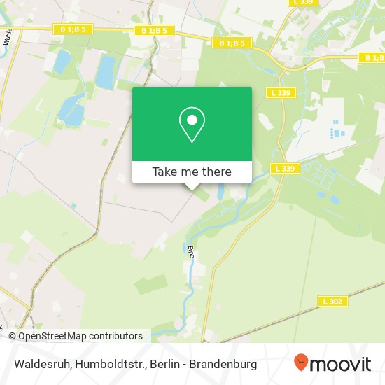 Waldesruh, Humboldtstr. map
