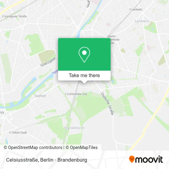 Карта Celsiusstraße