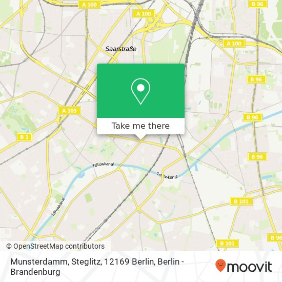 Munsterdamm, Steglitz, 12169 Berlin map