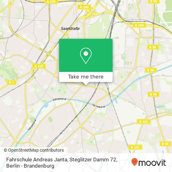 Fahrschule Andreas Janta, Steglitzer Damm 72 map