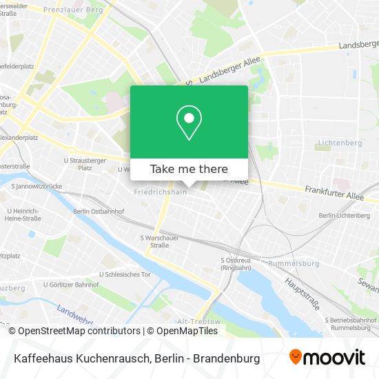 Kaffeehaus Kuchenrausch map