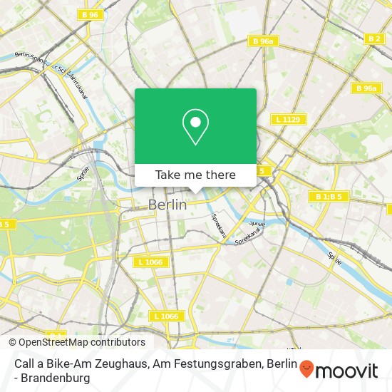 Call a Bike-Am Zeughaus, Am Festungsgraben map